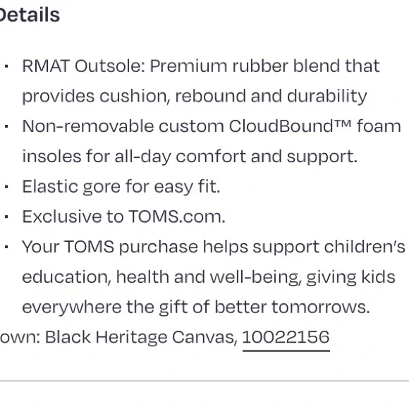 New Tom’s Black Slip-On Alparagatas - Picture 5 of 5